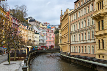 Чехия. Карловы Вары. Канал.