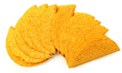 Stack of Cruncy Cornmeal Taco Shells