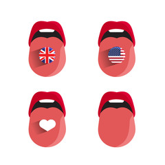 Language. Vector format