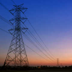 High voltage electric pole
