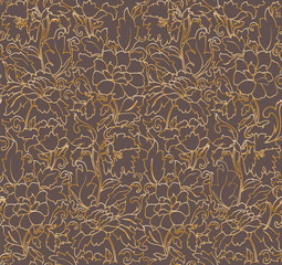 Floral abstract background; seamless.