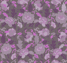 Floral abstract background; seamless