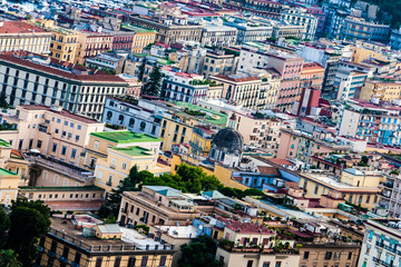 Wonderful view on Naples.