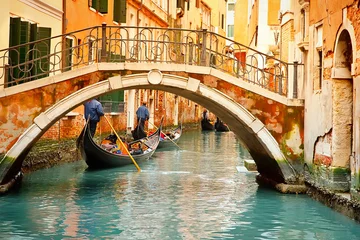 Foto op Plexiglas Kanaal in Venetië © sborisov