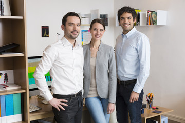 Successful business team in office