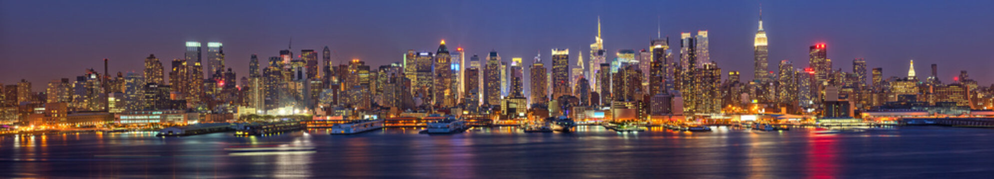 Manhattan at night