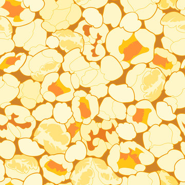 Popcorn Vector Seamless Pattern