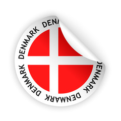 Obraz premium vector flag bent sticker