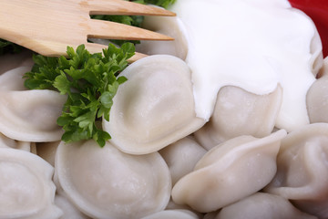 Boiled meat dumplings