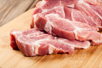 Fresh raw pork