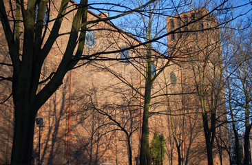 Church in Zabrze City, Poland, Silesia Region