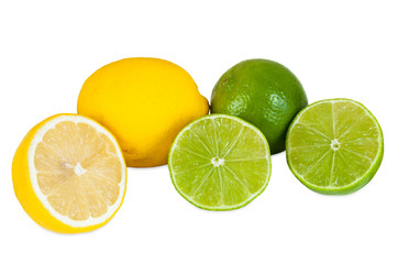 Obraz na płótnie Canvas Lemon and lime fruits