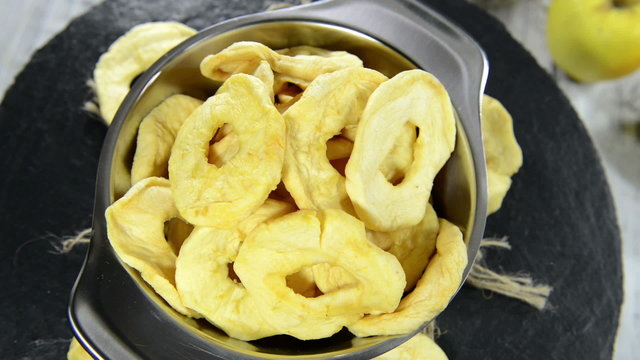 Dried Apples als loopable HD video (1920x1080)