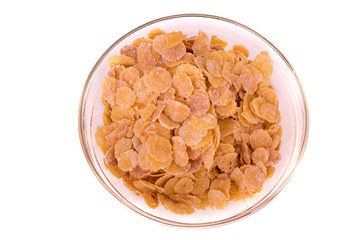 cereal breakfast on a bowl