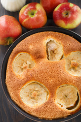 Freshly baked apple pie