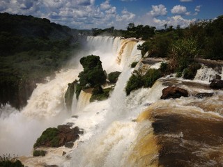 Iguazu falls from Argentina