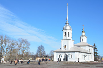 Fototapeta na wymiar Kościół Aleksander Newski w Wołogda, 18 wieku