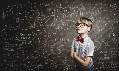 Smart schoolboy