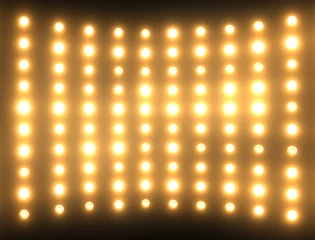 Foto op Plexiglas Abstract background with light bulbs © konradbak