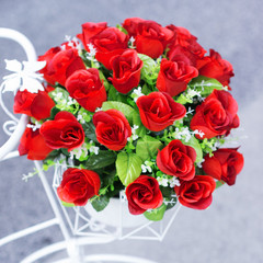 Bouquet red roses