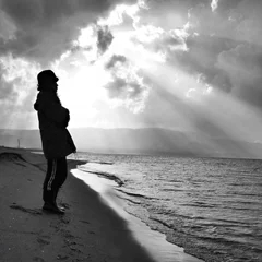 Foto op Canvas Alone in the beach  © Nuchylee