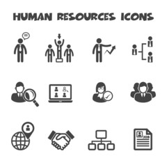 human resources icons