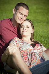Naklejka premium Loving couple