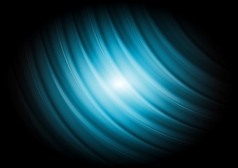 Abstract blue wavy design