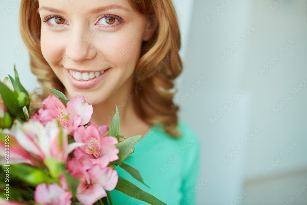 Canvas Prints smiling female