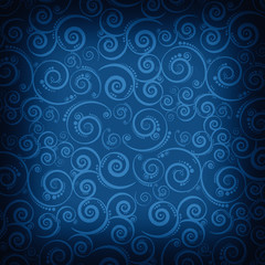 Blue patterned background or texture