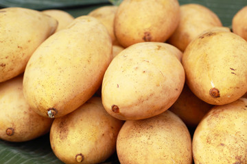 Ripe mango in the market