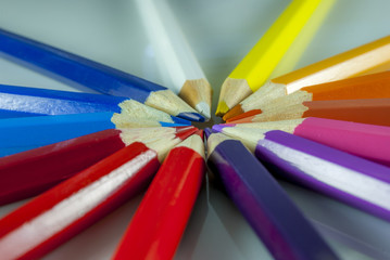 Fototapeta premium coloured pencil