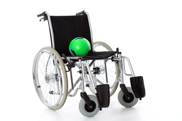 wheelchair with ball