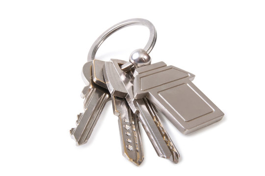 three key and keychain