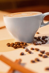Image of tasty cup of coffe