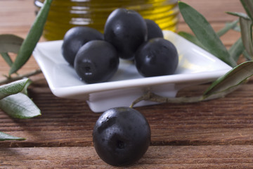 olives and oil