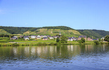 Fototapeta na wymiar Beilstein at Mosel River,Germany