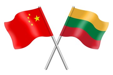 Flags : China and Lithuania