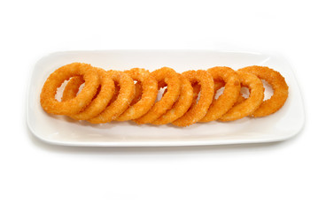 Onion Rings on a Platter