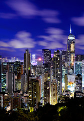 Fototapeta premium Centralna dzielnica biznesowa w Hongkongu