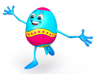 Happy Easter Egg is Dancing