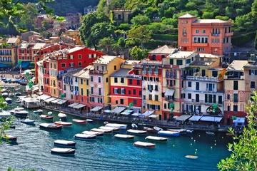 Fototapete Rund unglaubliche Italia-Serie - Luxus Portofino, Ligurien © Freesurf