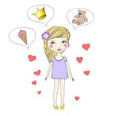 Dreams of a little girl.