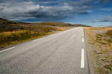 Straße zum Nordkapp