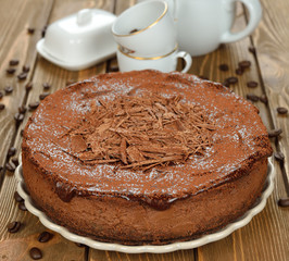 Chocolate cheesecake