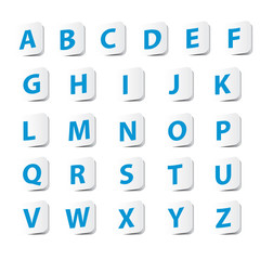 Alphabet décollé