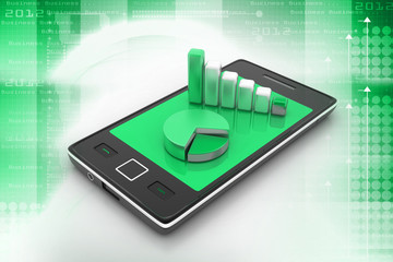 Graph on smart phone