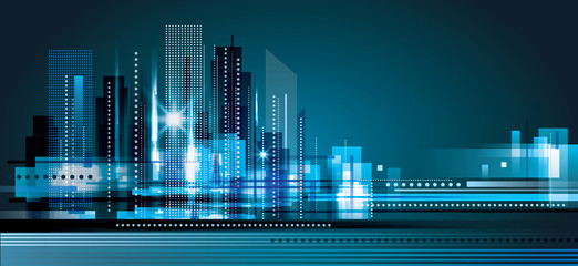 City Skyline at night