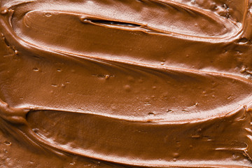 detail of chocolate spread
