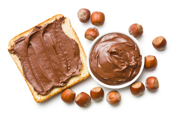 chocolate spread with bread